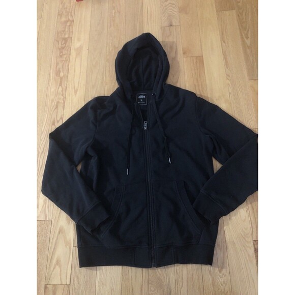 CANIFA Large Black Full Zip Hoodie with Pockets and Drawstring - Picture 1 of 7